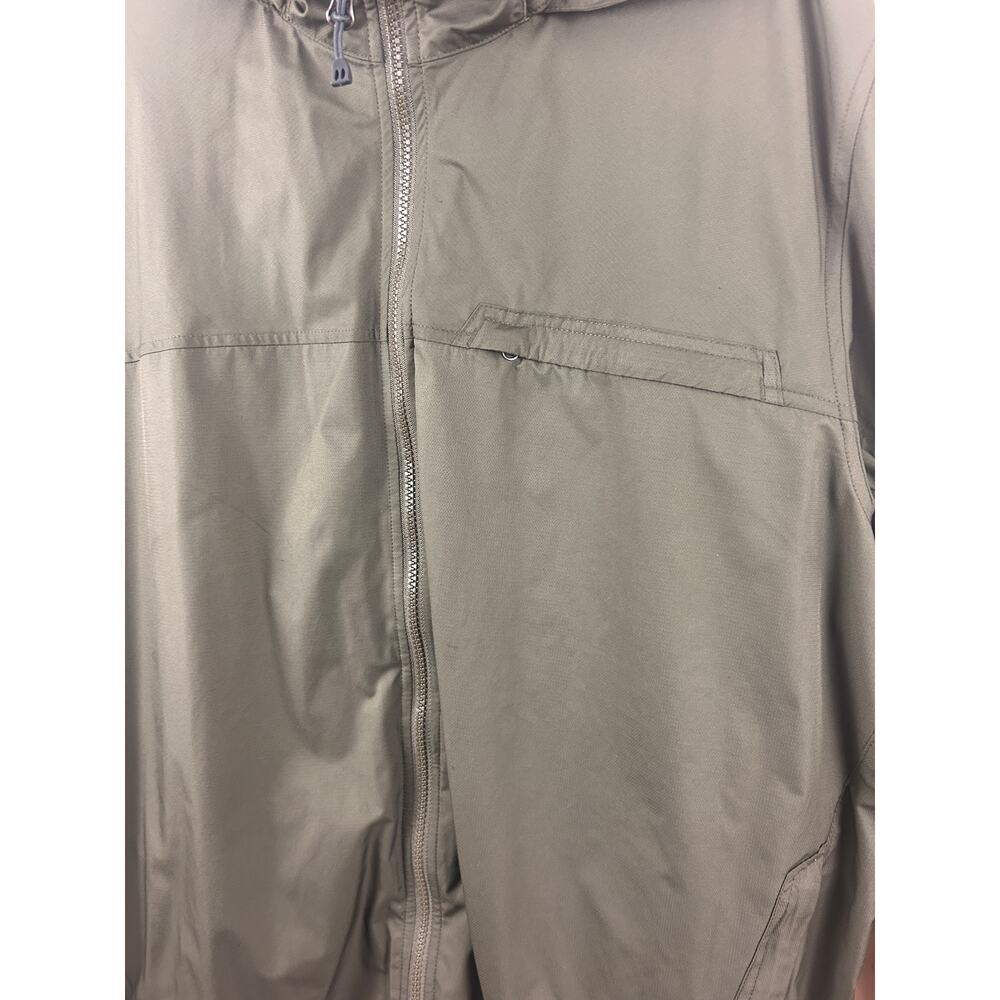 REI Men’s XXL Olive Green Hooded Full Zip Lightweight Jacket - Picture 10 of 12